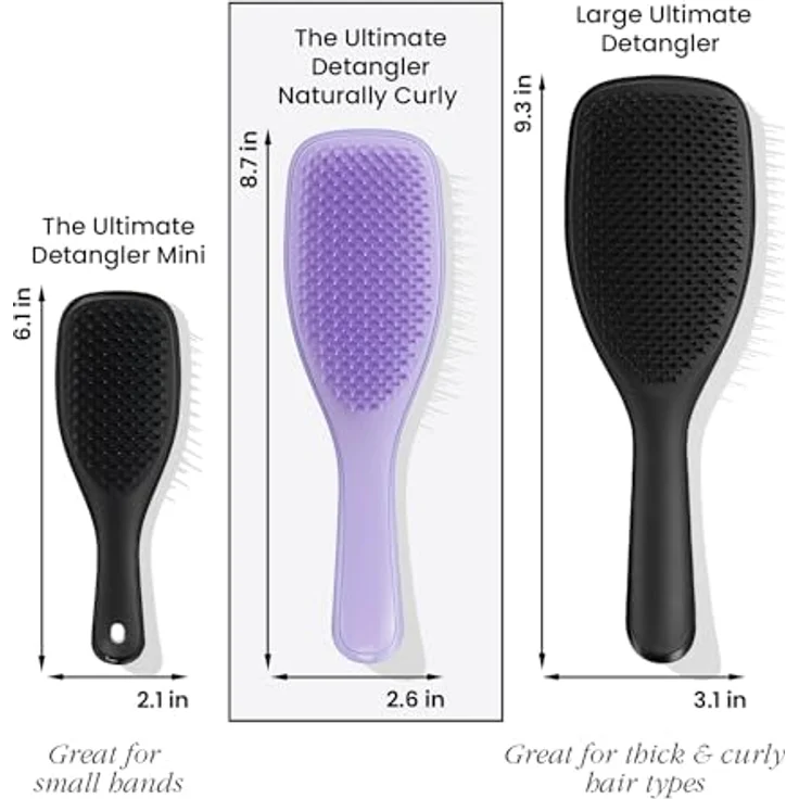 Tangle Teezer Naturally Curly Entwirrbürste für 3C bis 4C Haar, Purple Passion – Bild 5
