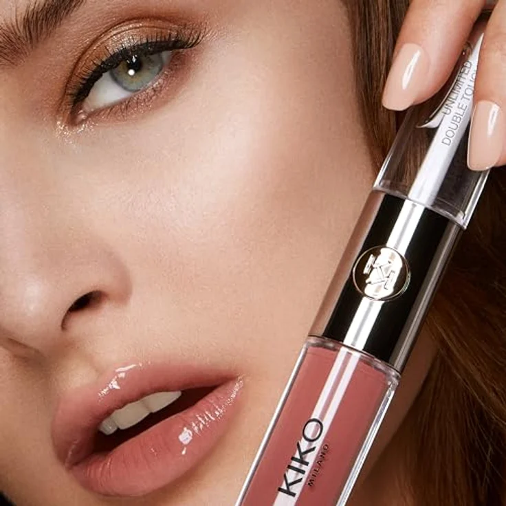 KIKO Milano Unlimited Double Touch Gift Set 01, Lippen-Set mit 3 Flüssig-Lippenstiften in verschiedenen Farbtönen, dermatologisch getestet – Bild 5