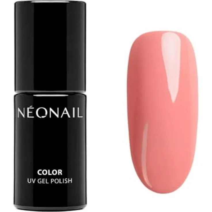 NÉONAIL UV Nagellack Bloomy Mood, 7,2 ml - Intensives Orange mit zartem Rosaton, Langanhaltende Maniküre bis zu 21 Tage, UV Gel Lack für Nageldesign – Bild 1
