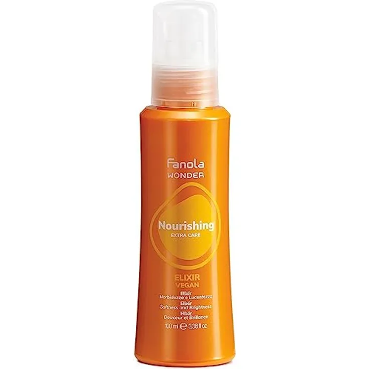 Fanola Wonder Nourishing Elixir, Siero Ripara Doppie Punte, 100 ml - Feuchtigkeitsspendend, Hautbild verfeinernd, mit sanftem Blütenduft