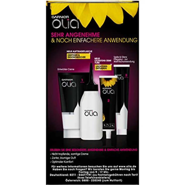 Garnier Olia Intensivcoloration Haarfarbe 3.0 – Bild 3