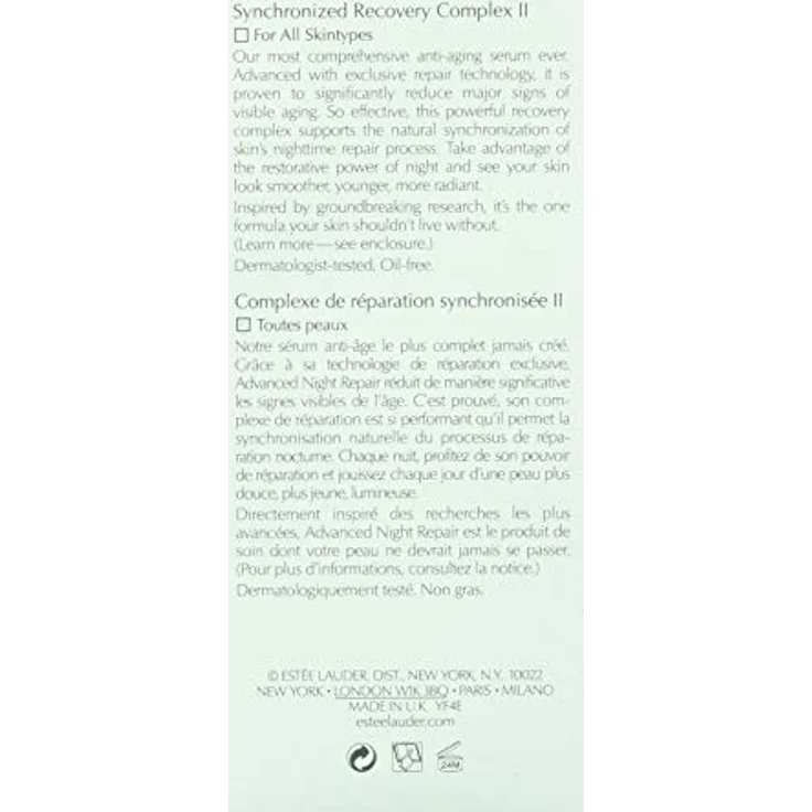 Estée Lauder Advanced Night Repair Anti-Aging Gesichtsserum, reparierend und straffend 50 ml, reduziert sichtbare Anzeichen der Hautalterung, mit der revolutionären ChronoluxCB Technologie – Bild 4