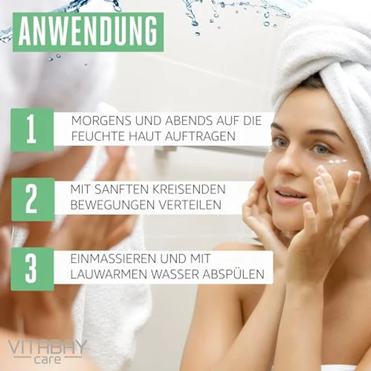 Vitabay Gentle Facial Cleanser zur Gesichtsreinigung 150ml - Reinigungsgel für Gesicht mit Zink PCA - Anti Pickel Waschgel Gesicht - Face Wash Cleanser Gesicht - Gesichtsreiniger Gesichtsreinigungsgel – Bild 3