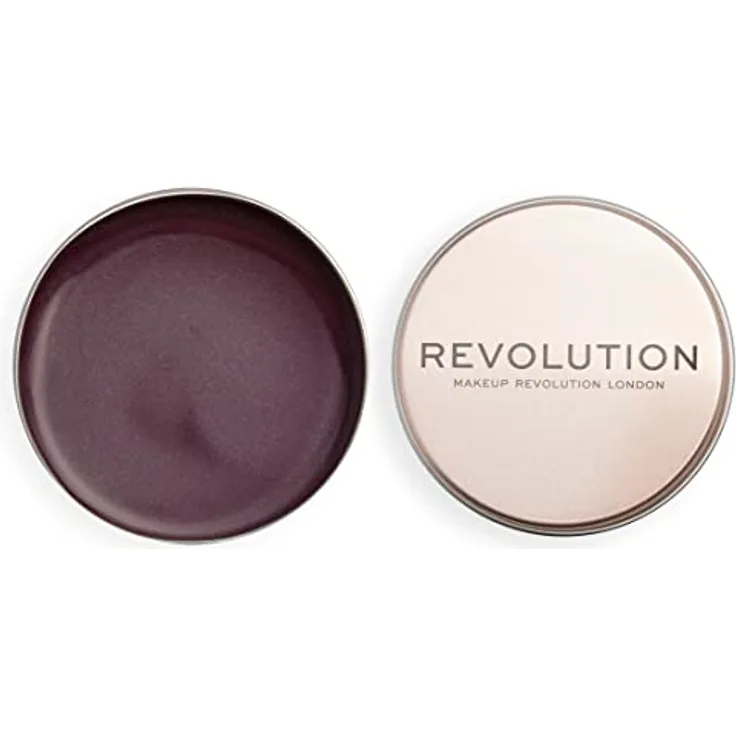 Makeup Revolution London, Balm Glow, Multi-Use Wangen- & Lippenbalsam, aufbaubar, taufrisches Finish, Deep Plum, 32g