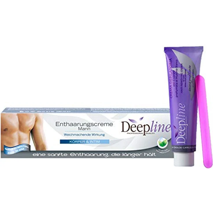 Deepline Enthaarungscreme für Herren auch für Intimbereich geeignet 150 ml – Bild 2