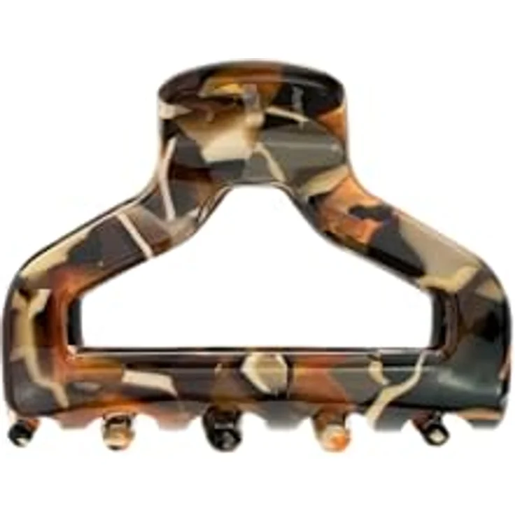 invisibobble CLIPSTAR Golden Roar Haarclip-Set - 2 Medium Hair Claws - Leo-Muster, sicherer Halt, gesundes Haar – Bild 2