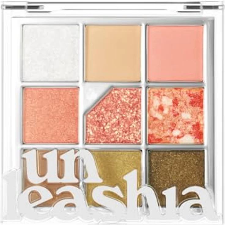 UNLEASHIA Glitterpedia Lidschatten Palette, veganer Augen Make-up mit Glitzer und Schimmer, 24h haltbar, NR.6 All of Citrus – Bild 1