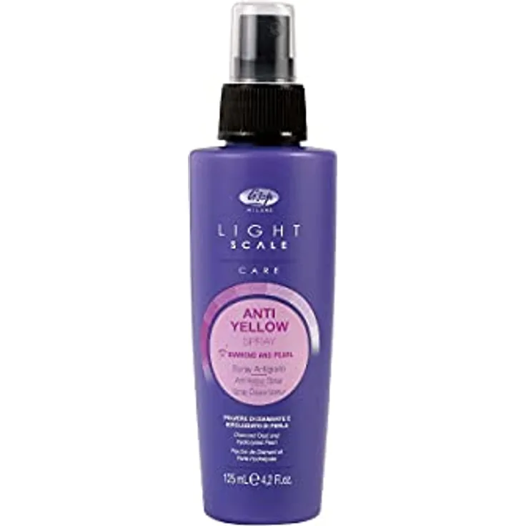 Lisap Light Scale Care Anti Yellow Spray 125ml - Haarstyling Spray zur Bekämpfung von Gelbstich, Marke Lisap