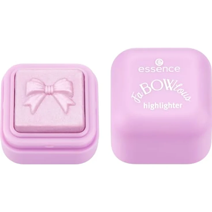 essence FaBOWlous Highlighter, Nr. 01, Pink, strahlend und schimmernd, vegan, ölfrei, ohne Parfüm und Alkohol, 3.2g – Bild 1