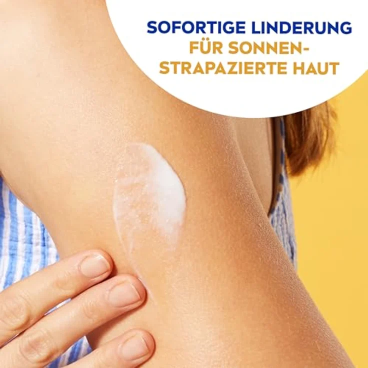 NIVEA SUN Pflegende After Sun Lotion, 400 ml, mit Bio-Aloe Vera und Hyaluron für 48h Feuchtigkeit – Bild 4