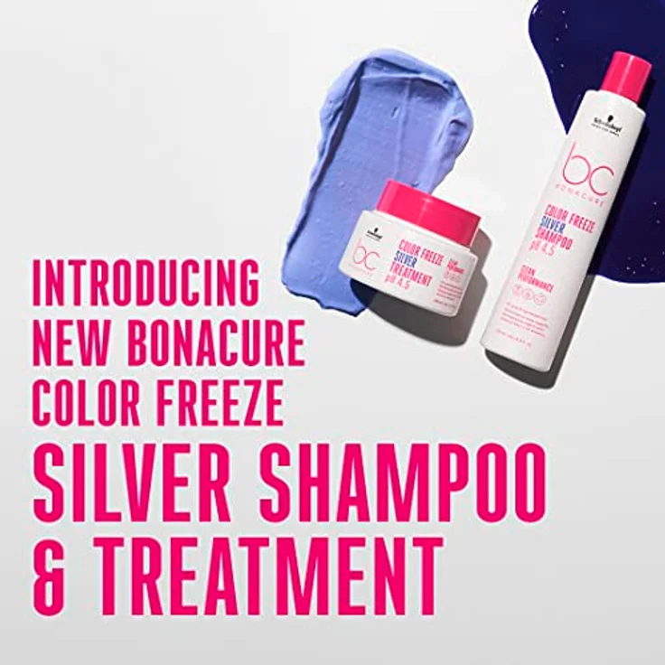 Schwarzkopf Professional Bonacure Color Freeze Silver Shampoo ph 4,5 250ml - Farbschutz für silbernes Haar – Bild 2