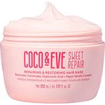Coco & Eve Sweet Repair Haarmaske. Mischung aus biomimetischen Ceramiden, Hyaluronsäure, veganem Keratin. Repariere trockenes, geschädigtes Haar, erhöhe die Feuchtigkeitszufuhr und den Glanz (212 ml)