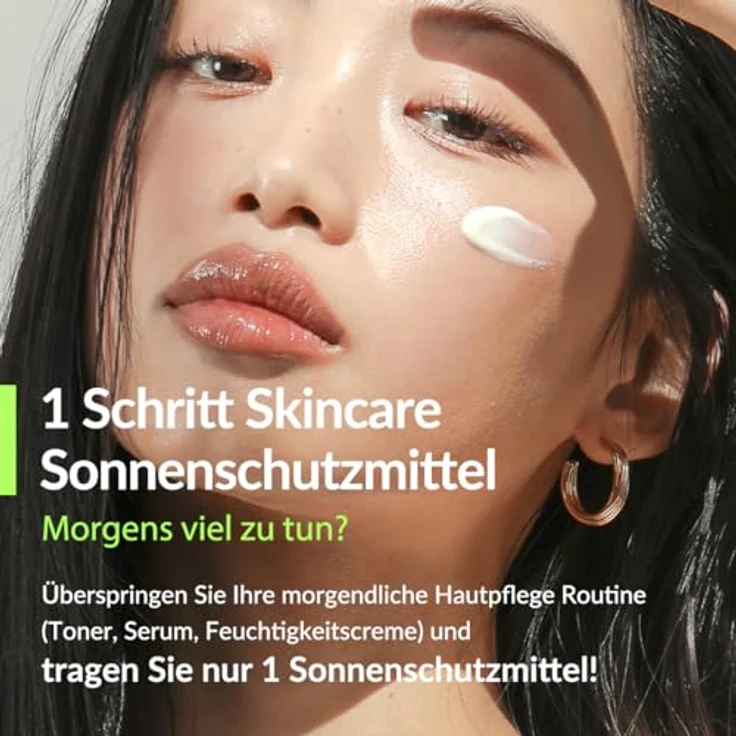 MIZON INOUT WATERY SHEER SUNSCREEN SPF50 PA++++, 50 ml, ultra feuchtigkeitsspendend, 24-Stunden-Sonnenschutz, geeignet für Akne/empfindliche Haut, 100% vegan – Bild 5
