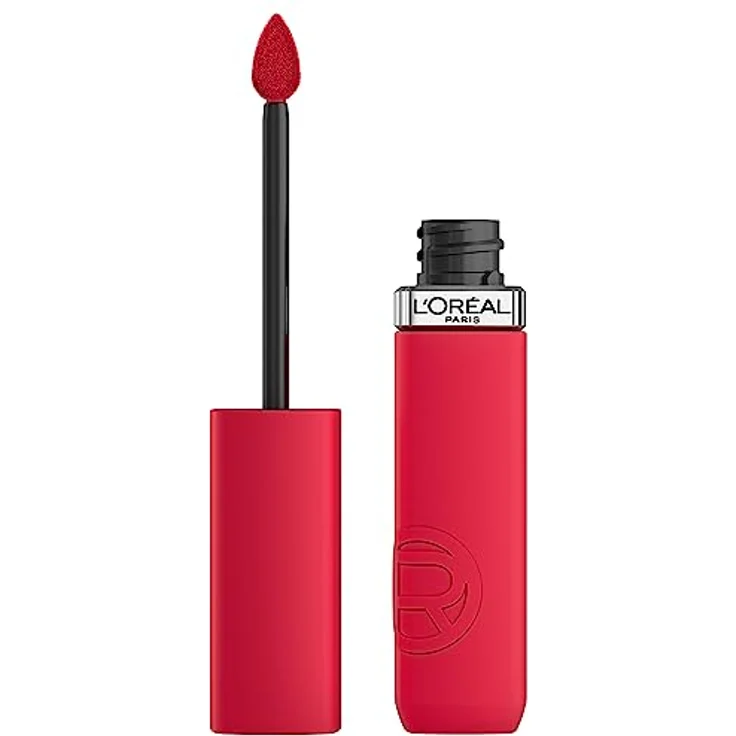L'Oréal Paris Pflegender Lippenstift mit mattem Finish, Für leuchtende Farben mit bis zu 16 Stunden Halt, Infaillible Matte Resistance, Nr. 245 French Kiss​, 1x 5 ml – Bild 1