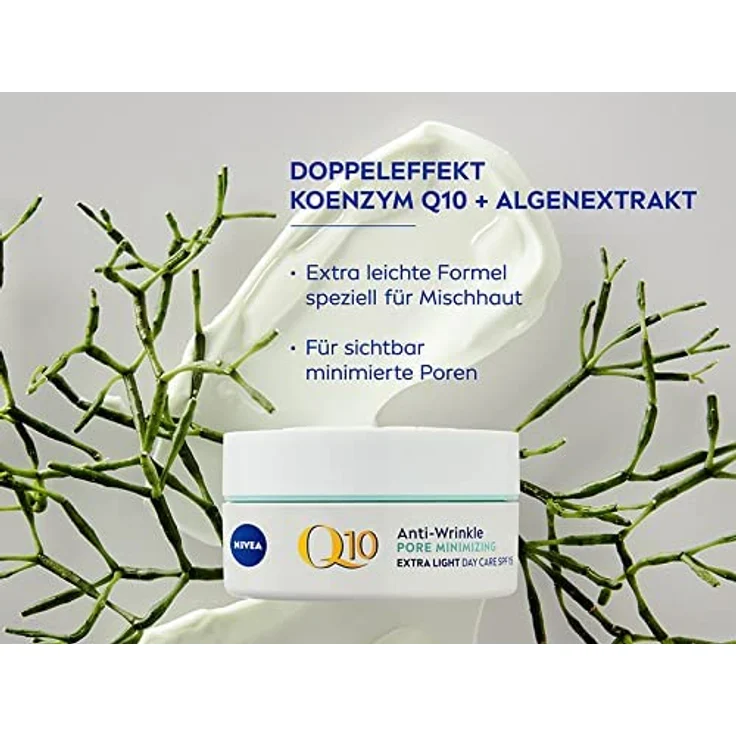 NIVEA Q10 Power Anti-Falten + Porenverfeinerung Tagescreme 50 ml – Bild 3