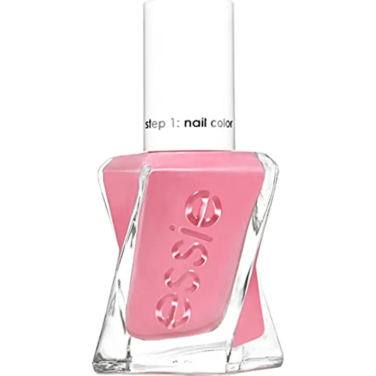 essie langanhaltender Nagellack mit glänzendem Finish, Maniküre ohne UV Licht, Gel Couture, Farbe: Nr. 150 haute to trot, Pink, 1 x 13,5 ml