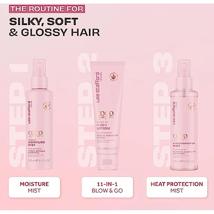 Lee Stafford Spray CoCo LoCo With Agave Heat Protection Mist 150 ml – Bild 5