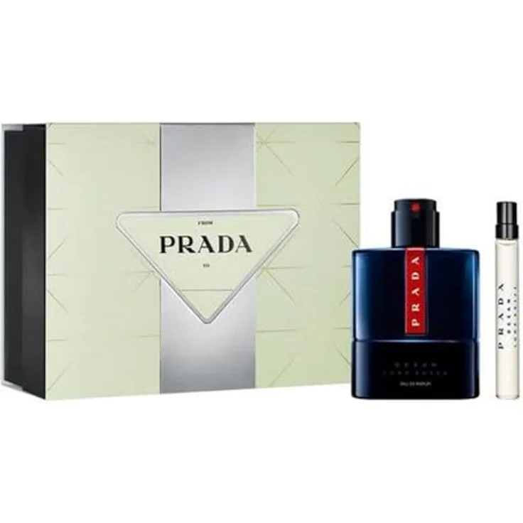 Prada Luna Rossa Ocean EDP, Eau de Parfum für Herren, 100 ml + TS, 10 ml