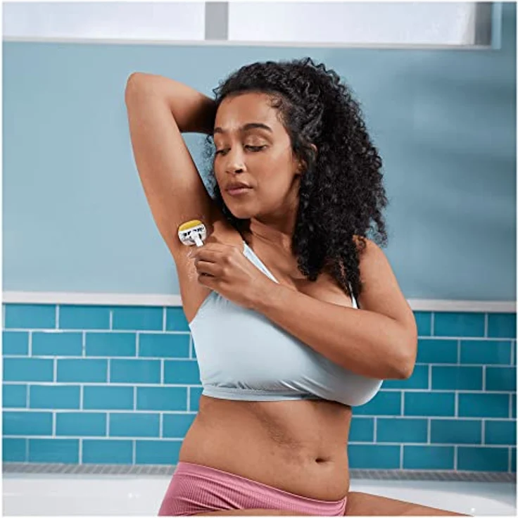 Gillette Venus ComfortGlide mit Olay Rasierer + 2-in-1-Rasierklingen mit Rasierschaumstreifen – Bild 2