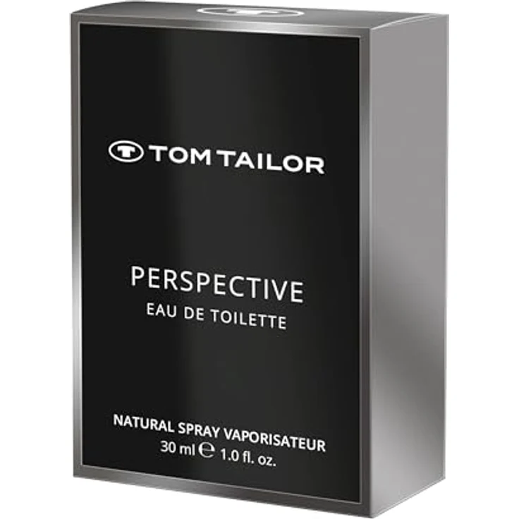 Tom Tailor® Perspective Eau de Toilette Natural Spray, veganer Herrenduft im mattschwarzen Flakon mit Gunmetal-Grey-Kappe – Bild 4