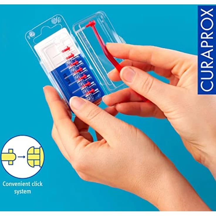 Curaprox CPS 07 prime Interdentalbürsten Refill 8 Stück, zur gründlichen Zahnzwischenraumreinigung – Bild 3