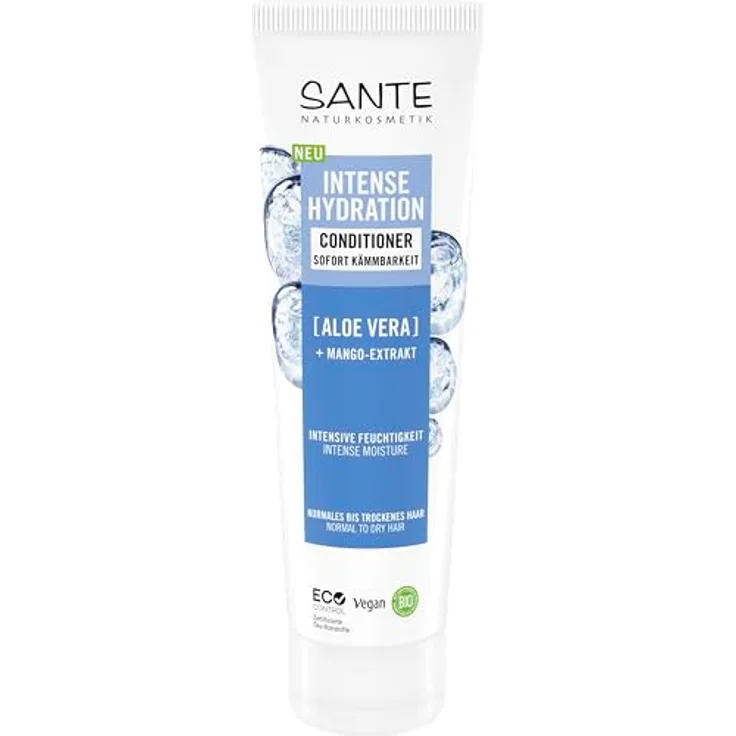 Sante Naturkosmetik Intense Hydration Conditioner, 150 ml mit Aloe Vera und Mango-Extrakt, fruchtiger Duft
