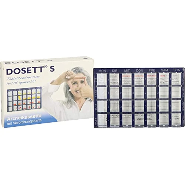 Hormosan Pharma Dosett S Arzneikassette blau 1 St. - Preisvergleich – Bild 3