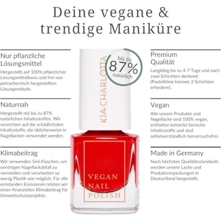 Kia Charlotta - Vegan Nail Polish Hustle - 5 ml – Bild 5