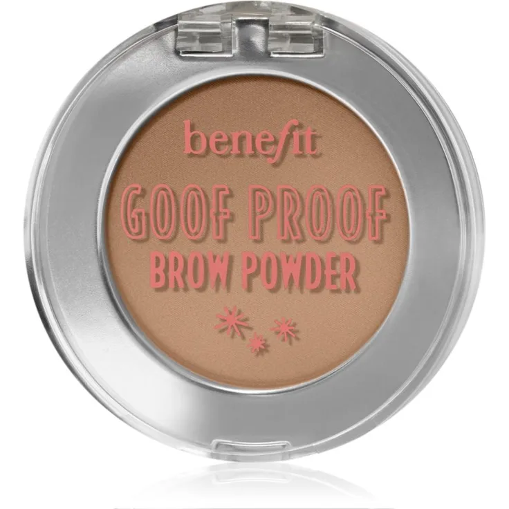 Benefit Goof Proof Brow Powder, Puder für die Augenbrauen mit pudriger Textur, Farbton 2 Warm Golden Brown, 1,9 g