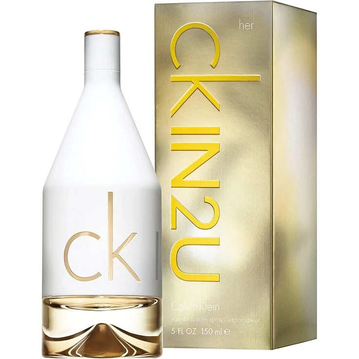 Calvin Klein CK In2U Her, Damenparfüm Eau de Toilette Spray 150 ml mit frischen Kopfnoten und warmer Basis