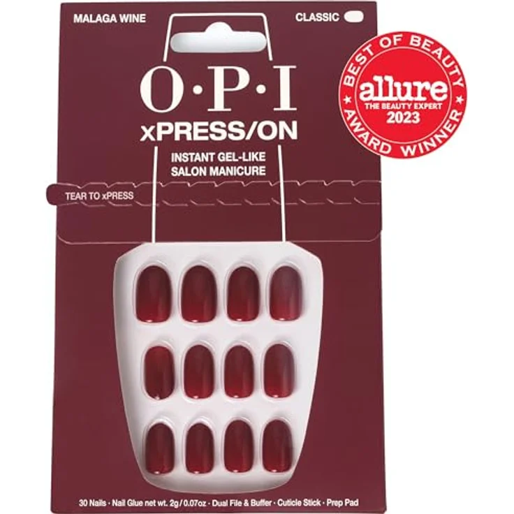 OPI xPRESS/ON künstliche Fingernägel Malaga Wine 30 St. – Bild 2
