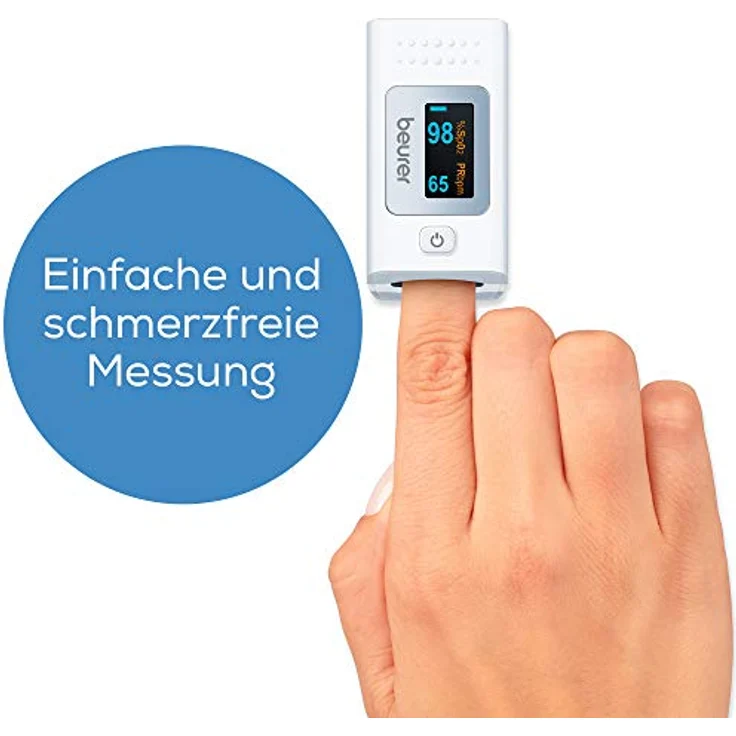 PO 35 Pulsoximeter Ermittlung der Herzfrequenz und arteriellen Sauerstoffsättigung Pulsmesser – Bild 7