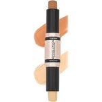 Makeup Revolution Contour Stick Duo Cream Contour & Highlight, Definiert die Wangenknochen und formt das Gesicht, Vegan & Tierversuchsfrei, Medium, 2.4g