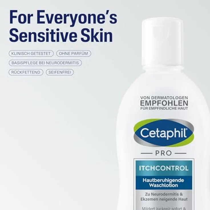 Cetaphil L Pro Itch Control Waschlotion Reinigungsmilch 295 ml mit reinigender Wirkung – Bild 7