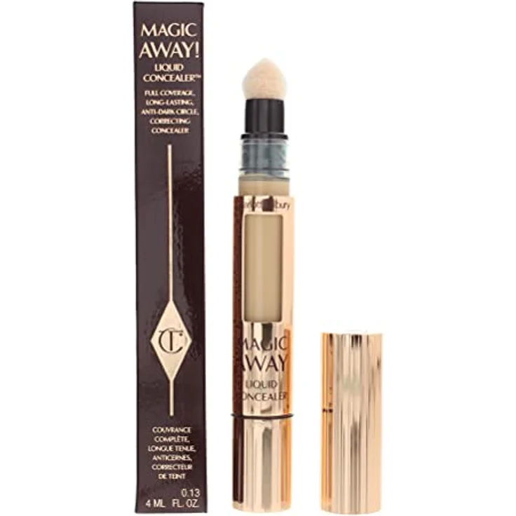 Charlotte Tilbury Magic Away Liquid Concealer 4 ml, hochdeckender Concealer für dunkle Ringe und Falten, Farbe 5.5 - Medium – Bild 1
