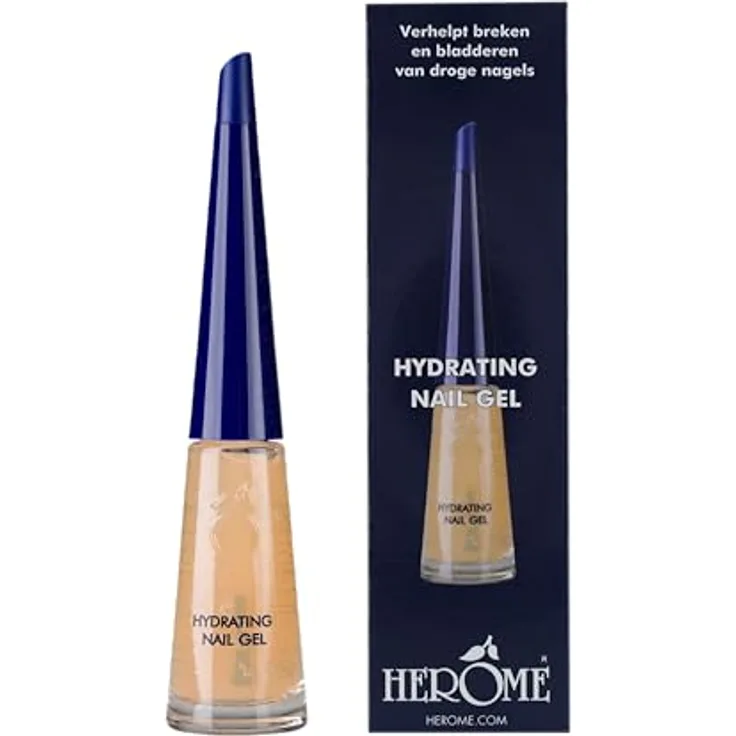 Herôme Hydrating Nail Gel, Nagellack für Damen mit D-Panthenol, blass beige, 10 ml
