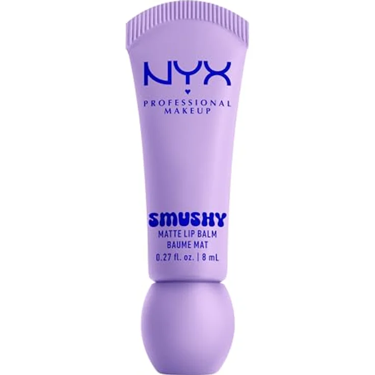 NYX PROFESSIONAL MAKEUP Smushy Matte Lip Balm, aufbaubare Farbe mit veganer Formel, angenehmes Tragegefühl, Farbe: Sugar Smush – Bild 1