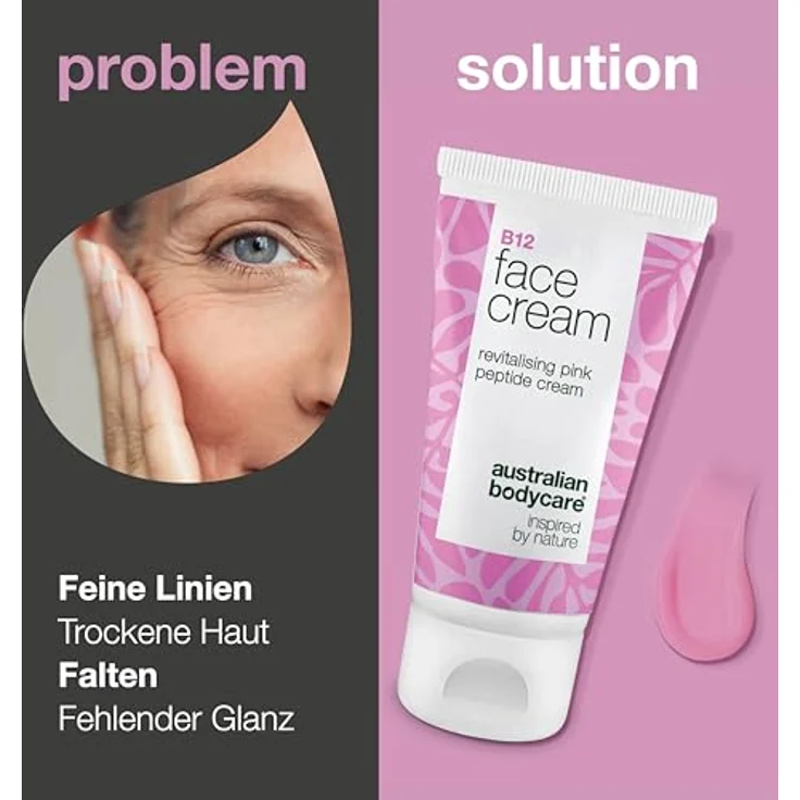 Australian Bodycare Vitamin B12 Gesichtscreme, Anti-Aging Feuchtigkeitscreme mit Niacinamid, reduziert Falten & feine Linien, 50ml – Bild 2