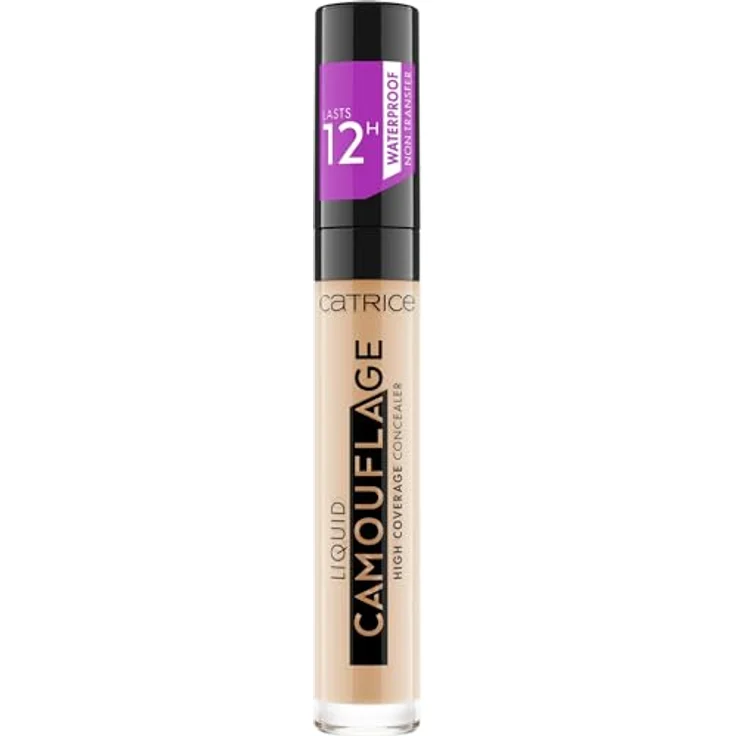 Catrice Liquid Camouflage High Coverage Concealer, Nr. 036, Nude, langanhaltend, für trockene Haut, für unreine Haut, für Mischhaut, vegan, ölfrei, wasserfest, ohne Alkohol, 1er Pack (5ml) – Bild 2