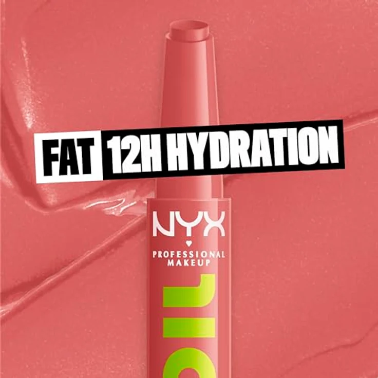 NYX Professional Makeup Fat Oil Slick Click Lippenstift, 2 g, getönter Lippenbalsam mit Himbeer-, Brombeer- und Avocadoöl, 20 Farbtöne verfügbar – Bild 5