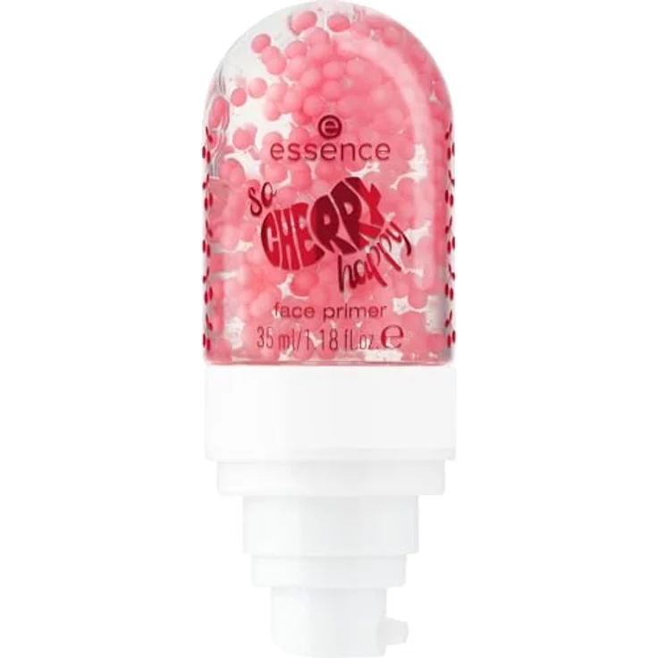 essence SO CHERRY happy Primer Make-up Grundierung 01 In My Cherry Era, 35 ml, vegan, glättet die Haut, verlängert den Halt des Make-ups – Bild 1