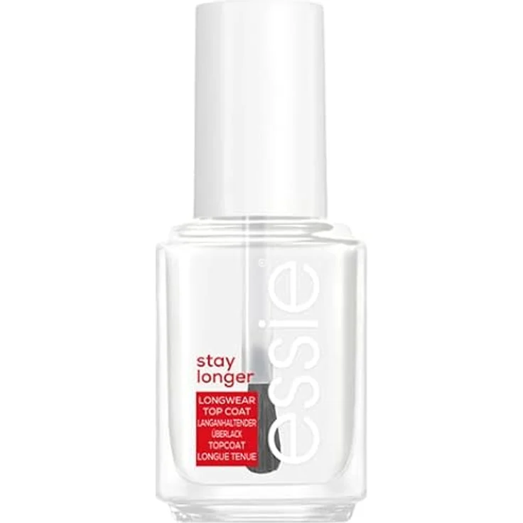 essie stay longer premium longwear top coat, Überlack für langen Halt und verlängerte Farbbrillanz, 13,5 ml – Bild 2