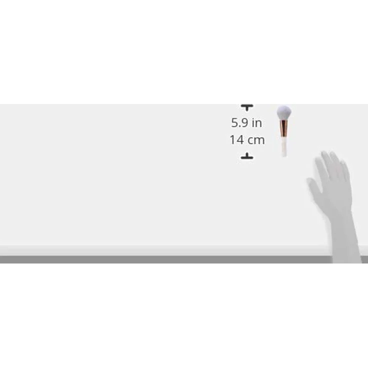 essence FLAT POWDER BRUSH, Pinsel, weiss, vegan – Bild 5