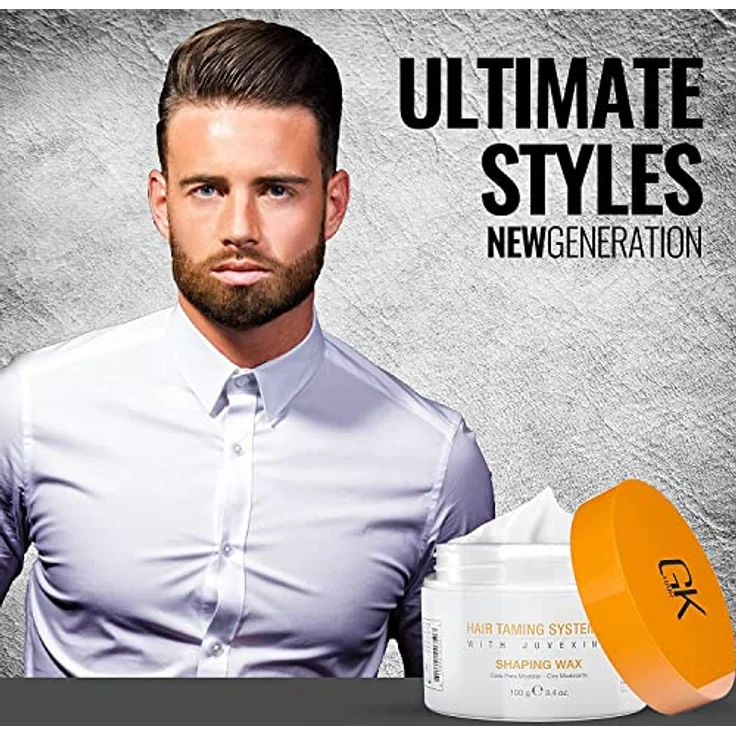 GK Hair Shaping Wax, Haarwachs für Volumen und Glanz, starker Halt für alle Haartypen, 100 ml – Bild 4
