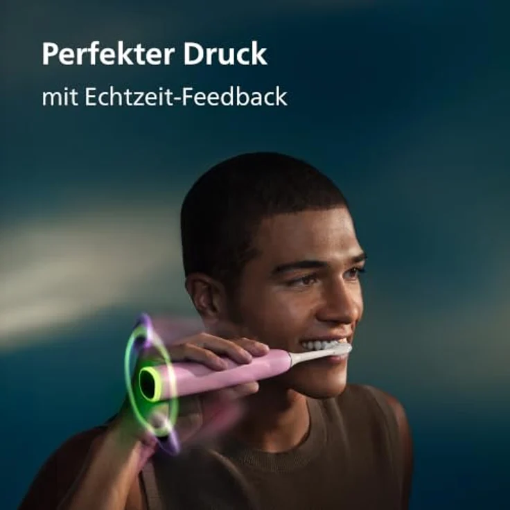 Philips Sonicare 8000 HX8311/15, elektrische Schallzahnbürste mit USB-Aufladung, verschiedenen Reinigungsmodi und Drucksensor für optimale Mundpflege – Bild 6