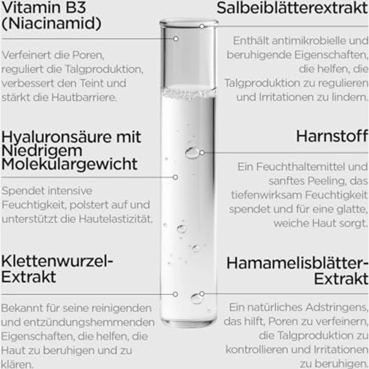 REVOX B77 Zitcare AHA BHA PHA Gesichtswasser mit Teebaum, Niacinamid und Harnstoff, 250 ml – Bild 3