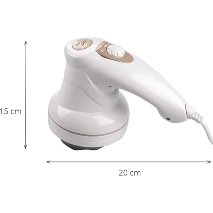 Jocca 6017 Körpermassagegerät, Anti-Cellulite- und Deskontrastrutionsmittel, 5 Köpfe und Vibrationsmodus, für den ganzen Körper – Bild 3