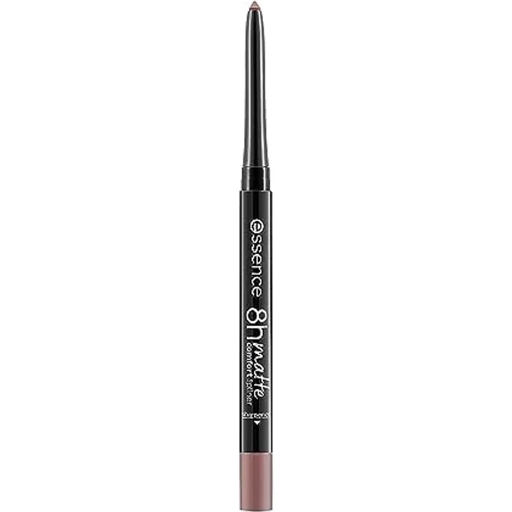 essence 8h matte comfort lipliner, Lip Pencil, Lippenkonturenstift, Nr. 02 Silky Hazelnut, nude, sofortiges Ergebnis, langanhaltend, matt, vegan, wasserfest, Mikroplastik Partikel frei (0,3g) – Bild 1