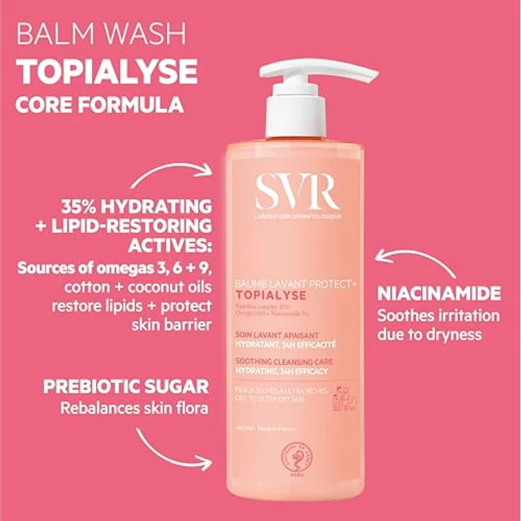 SVR Topialyse Baume Lavant Balsam Trockene Atopische Haut 400 ml Tagespflege – Bild 4