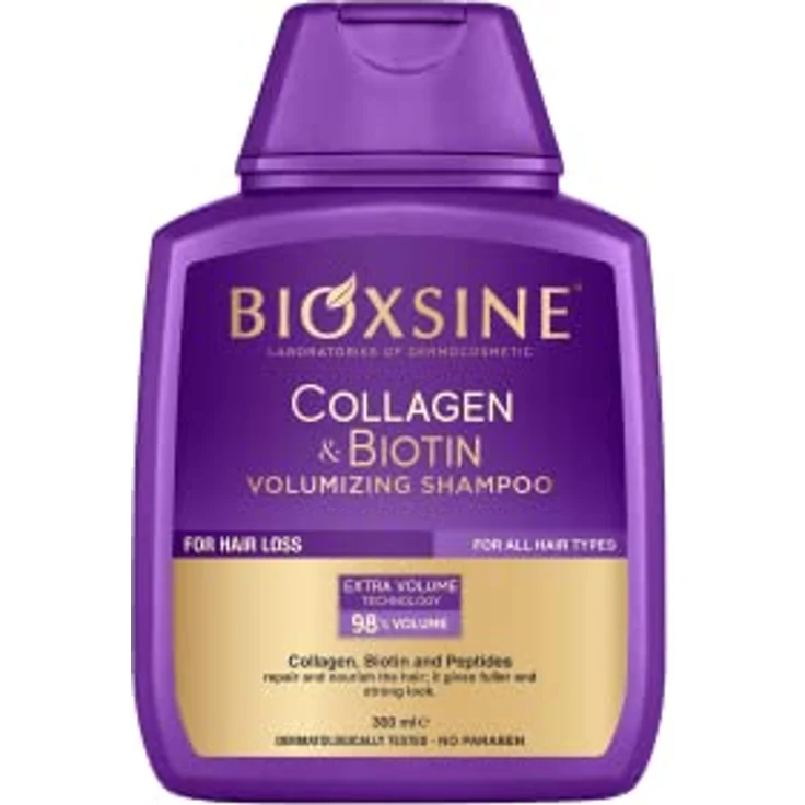 Bioxsine Volumen Shampoo bei Haarausfall, 300 ml, stärkt Haarwurzeln und verleiht Volumen – Bild 1